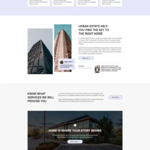 Vastgoed website template
